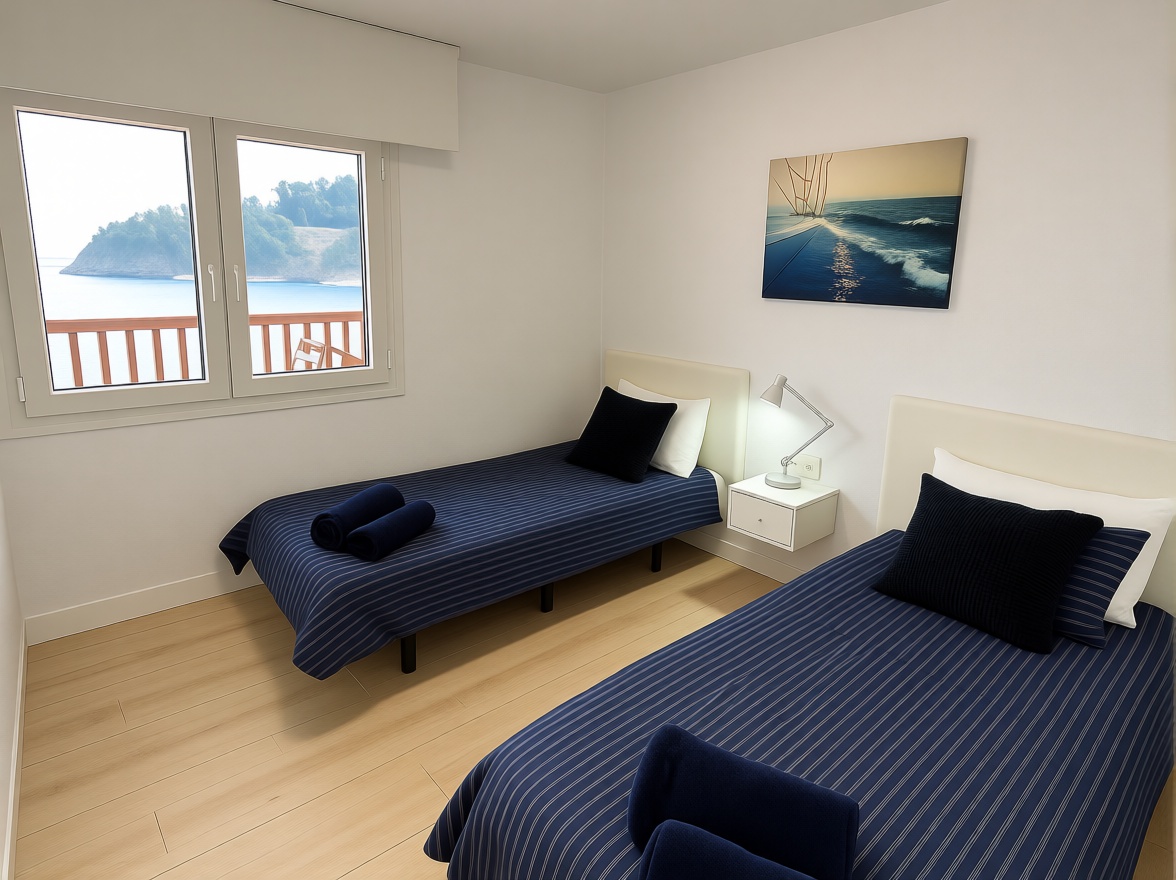 Apartamento em primeira linha de praia em Mutriku — Vista mar