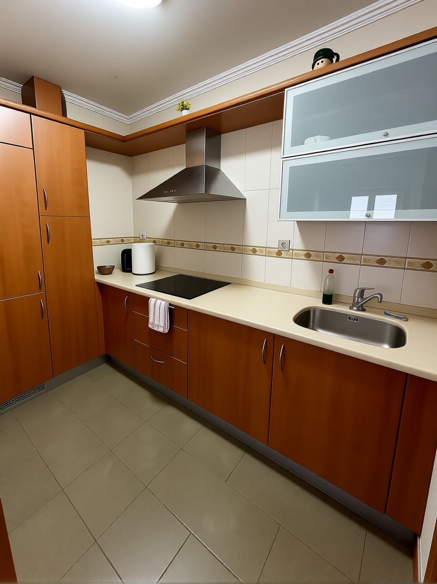 Beachfront flat in Zarautz — Kitchen