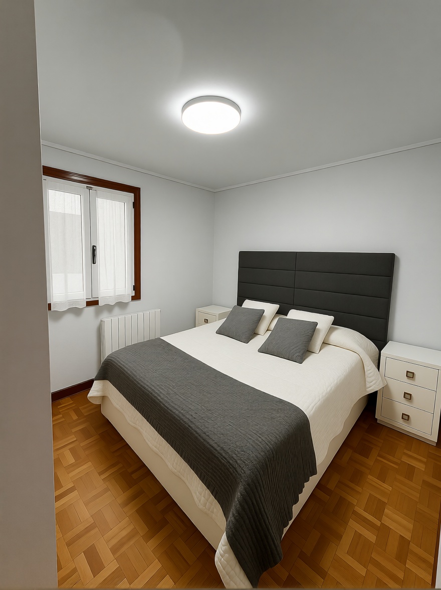 Beachfront flat in Zarautz — Bedroom
