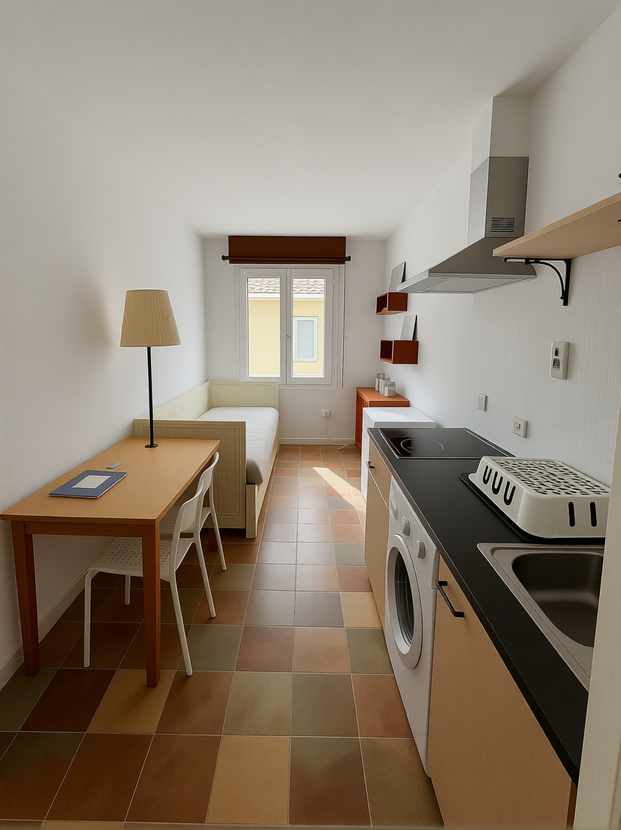 Wohnung in erste Strandlinie in Zarautz — Küche