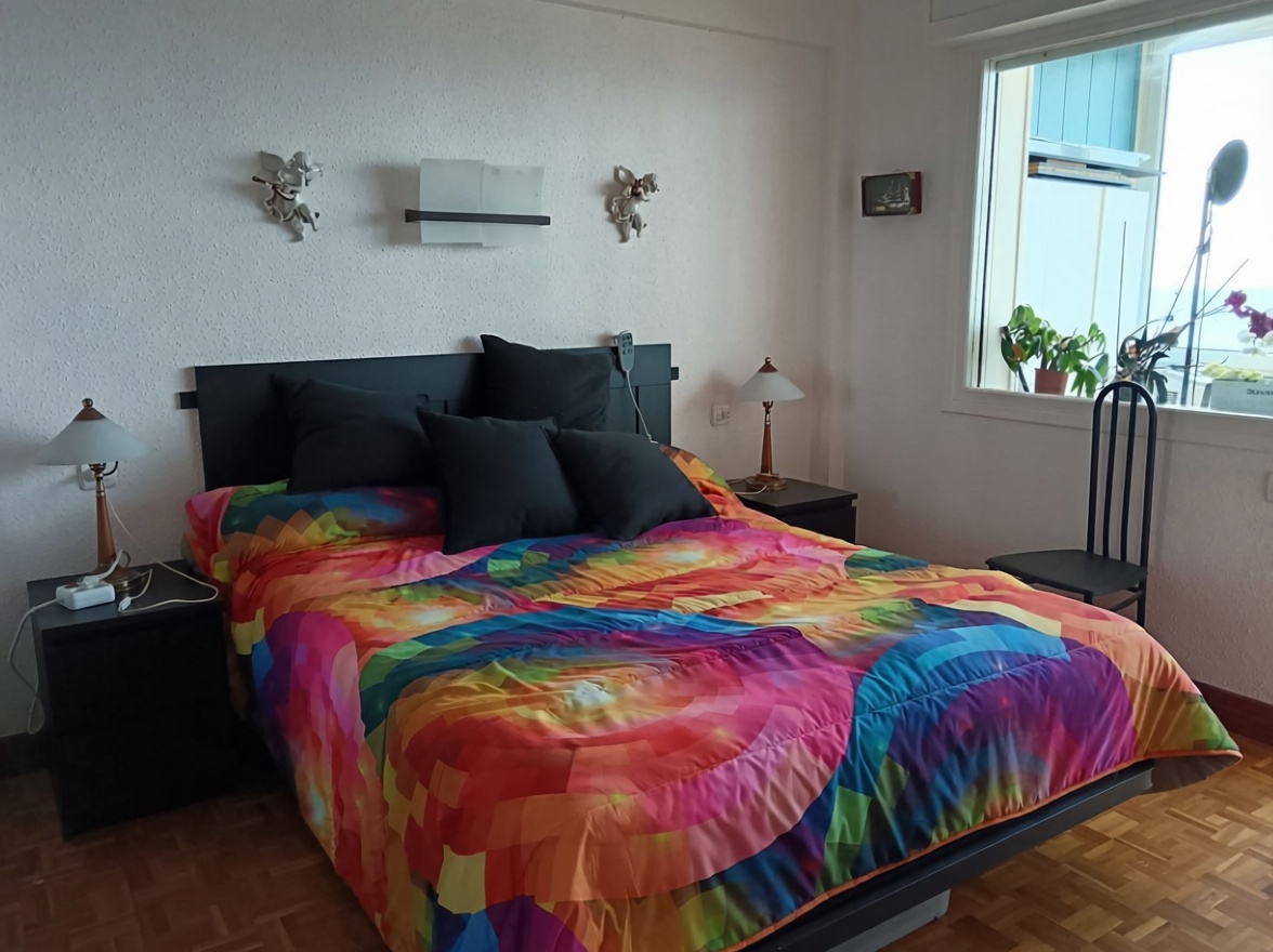 Beachfront studio in Zarautz — Bedroom