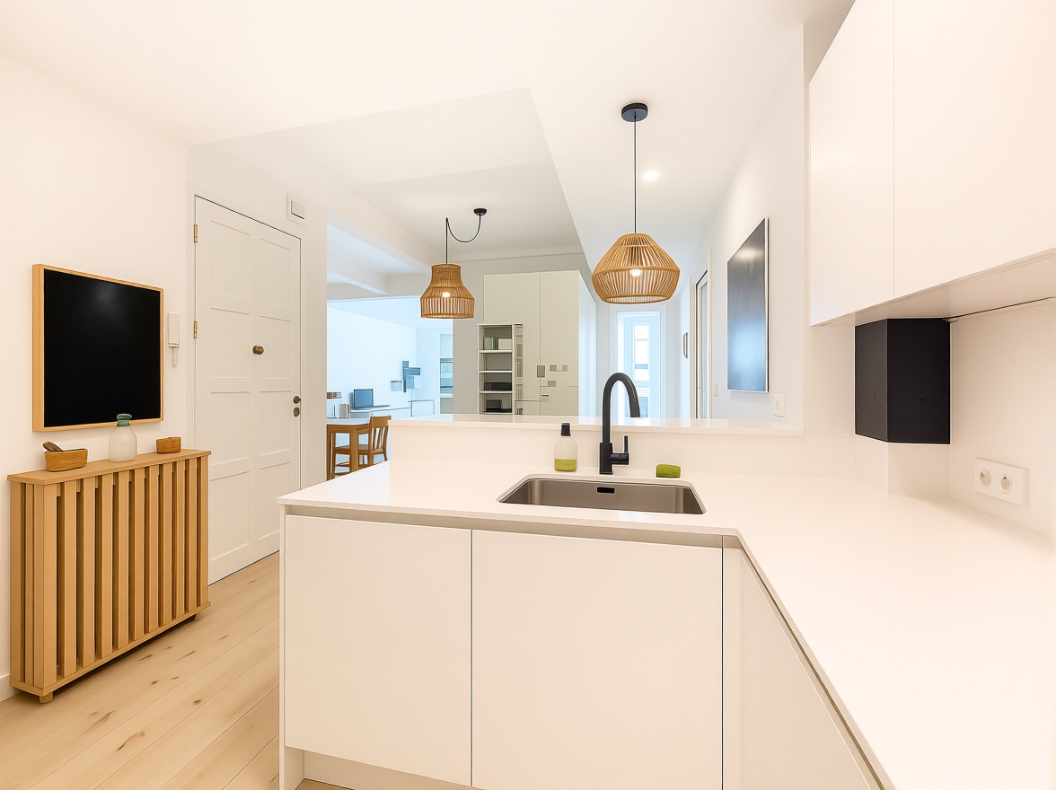 Wohnung in erste Strandlinie in Donostia-San Sebastián — Küche