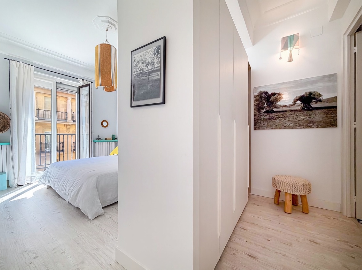 Wohnung in erste Strandlinie in Donostia-San Sebastián — Schlafzimmer