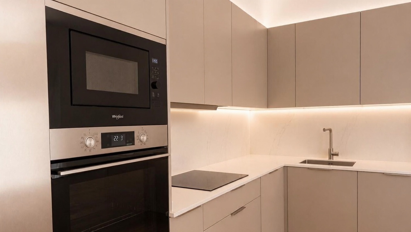 Piso en primera línea de playa en Donostia-San Sebastián — Cocina