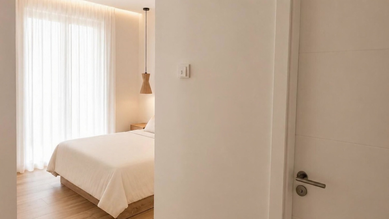 Piso en primera línea de playa en Donostia-San Sebastián — Dormitorio