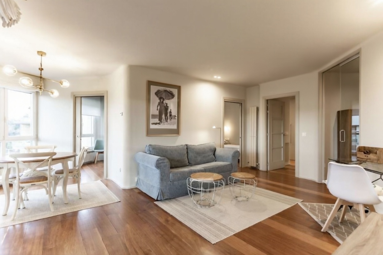Wohnung in erste Strandlinie in Donostia-San Sebastián — Wohnzimmer