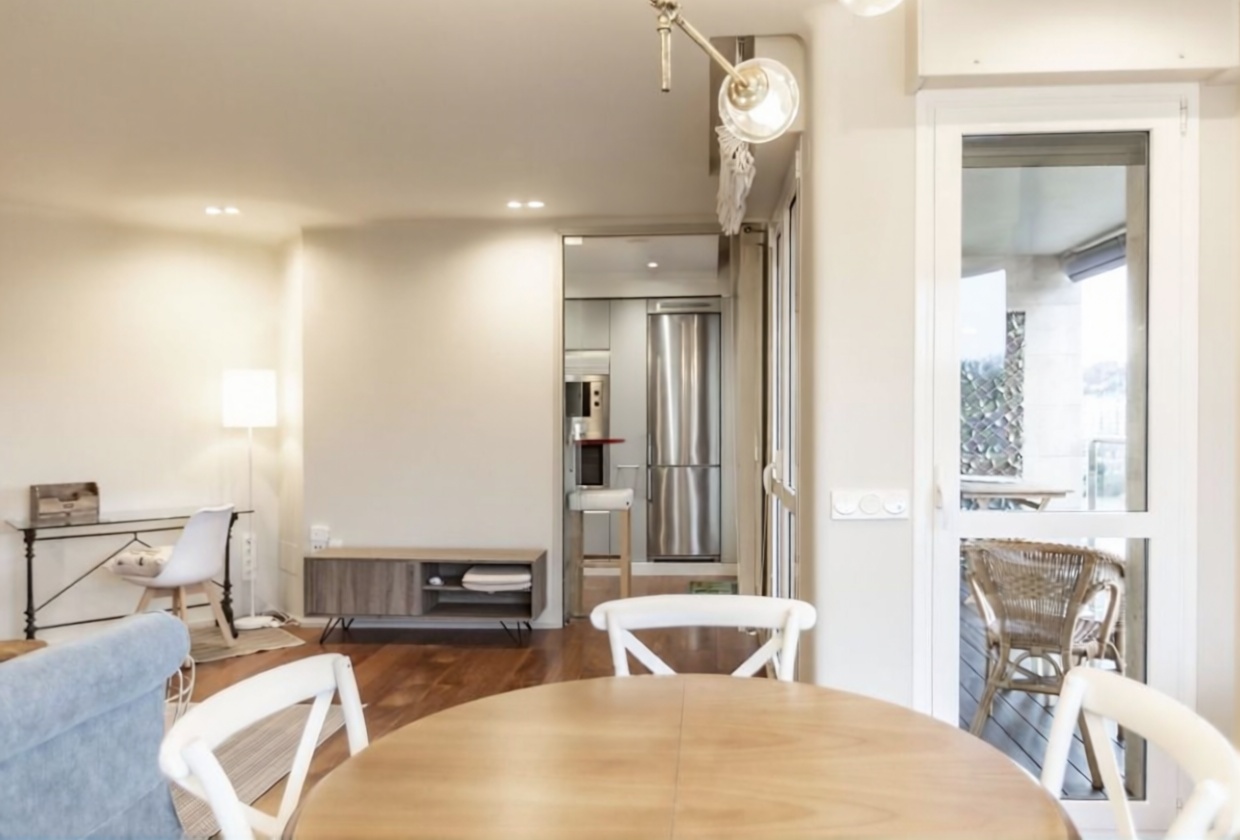 Wohnung in erste Strandlinie in Donostia-San Sebastián — Küche
