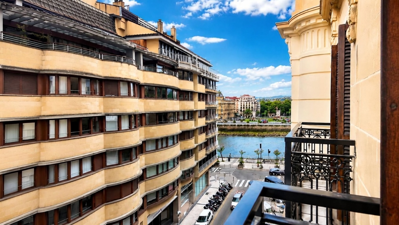 Beachfront flat in Donostia-San Sebastián