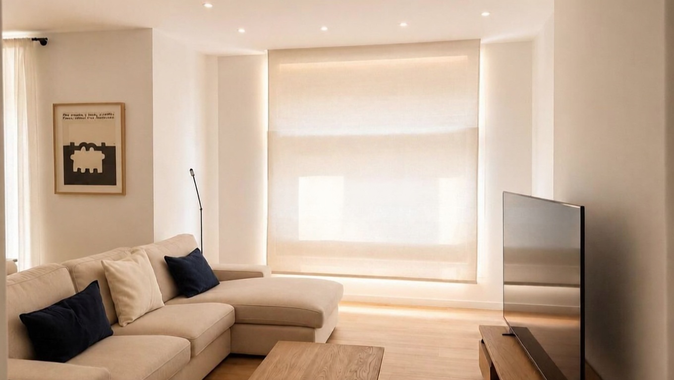 Beachfront flat in Donostia-San Sebastián — Living room