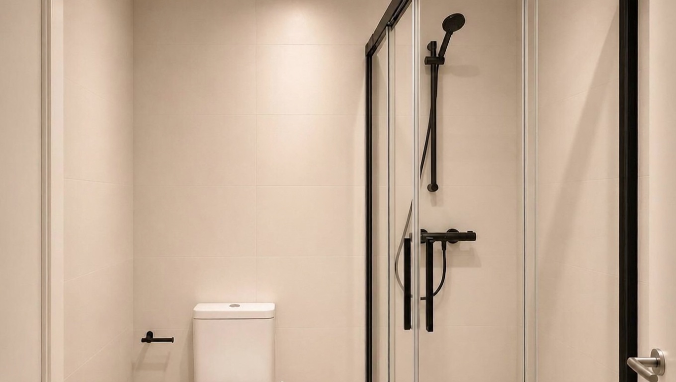 Beachfront flat in Donostia-San Sebastián — Bathroom
