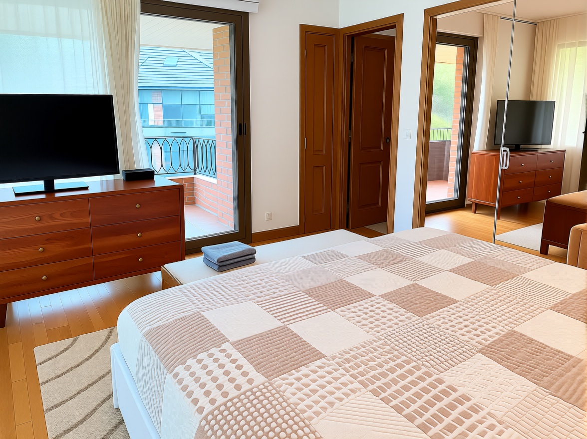 Dúplex en primera línea de playa en Donostia-San Sebastián — Dormitorio