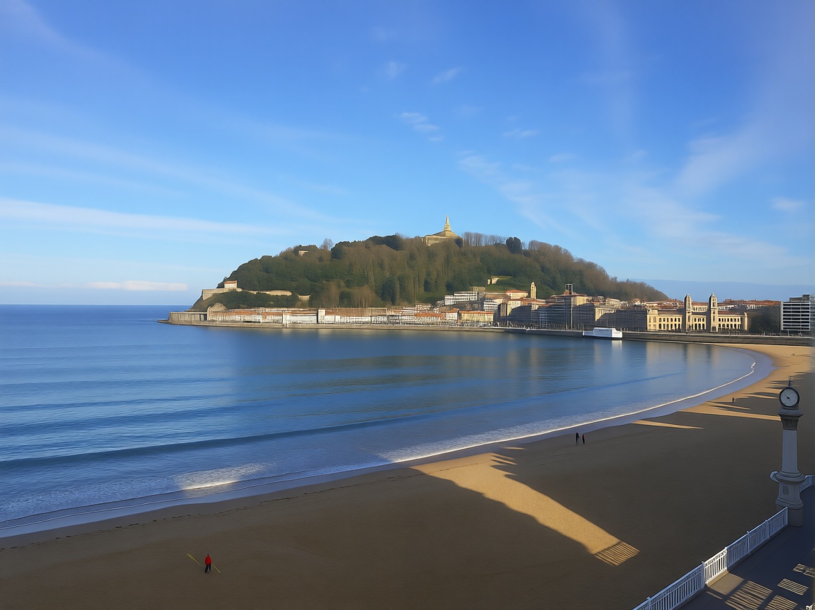 Wohnung in erste Strandlinie in Donostia-San Sebastián — Meerblick