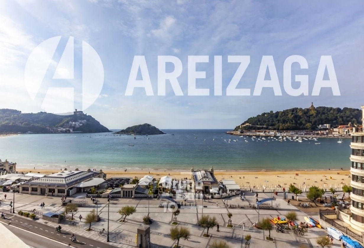 Wohnung in erste Strandlinie in Donostia-San Sebastián — Meerblick