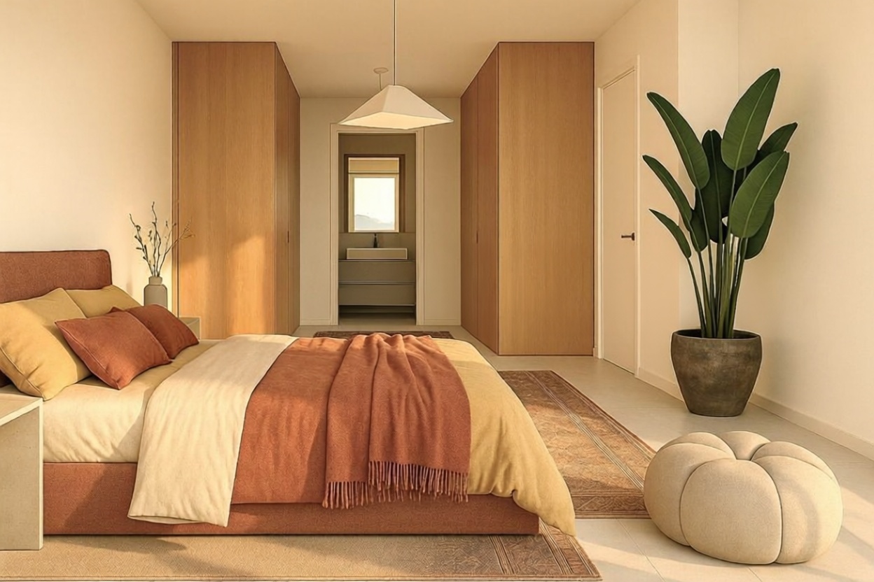 Wohnung in erste Strandlinie in Donostia-San Sebastián — Schlafzimmer