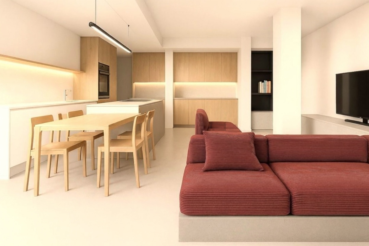 Wohnung in erste Strandlinie in Donostia-San Sebastián — Esszimmer
