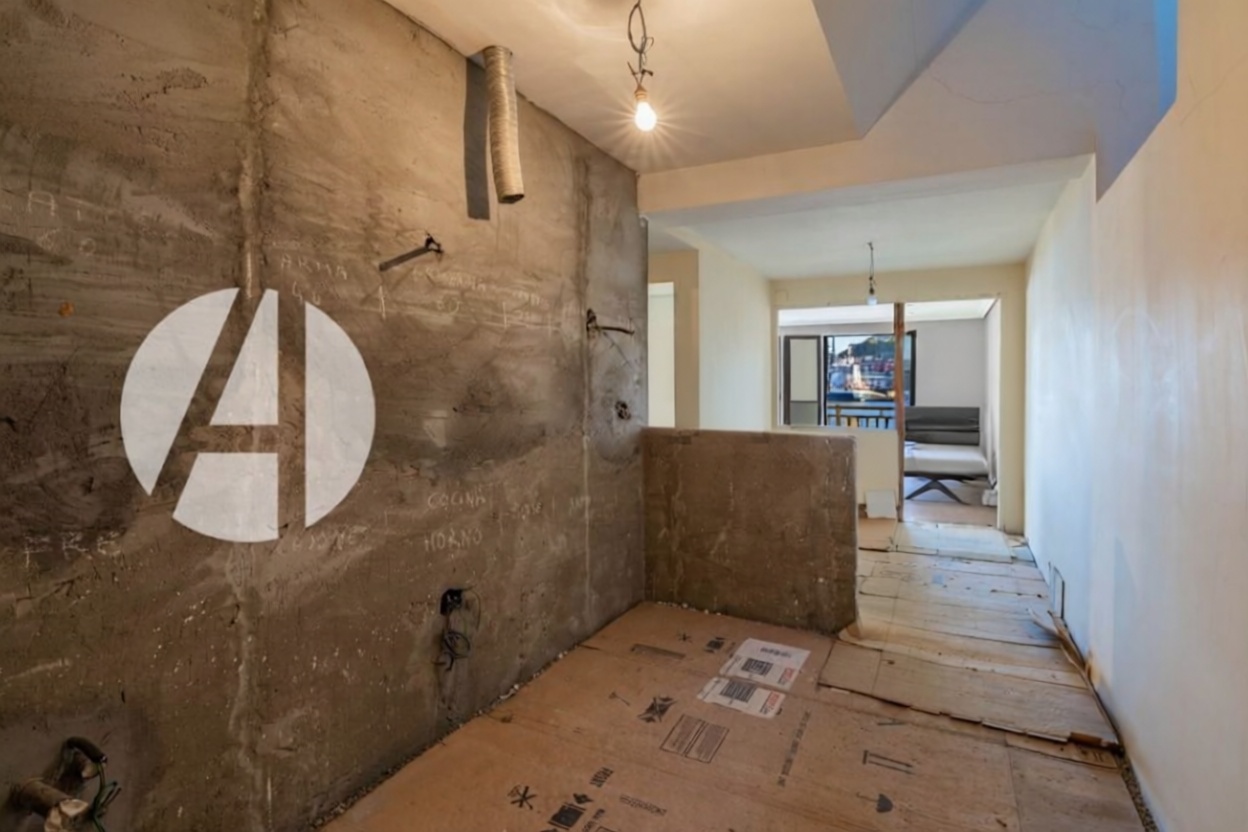 Wohnung in erste Strandlinie in Pasaia — Küche