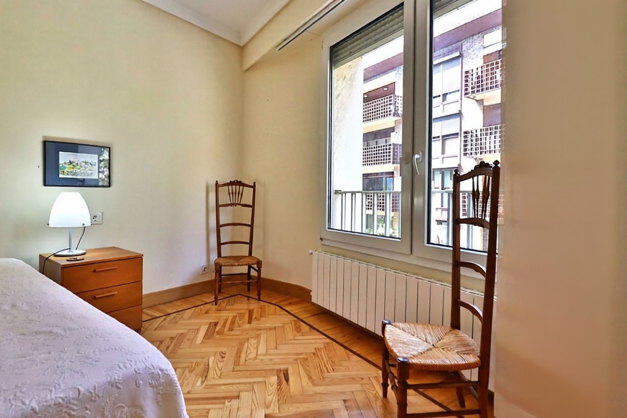 Wohnung in erste Strandlinie in Hondarribia — Schlafzimmer