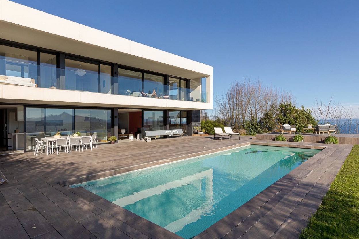 Chalet mit direkter Strandzugang in Hondarribia