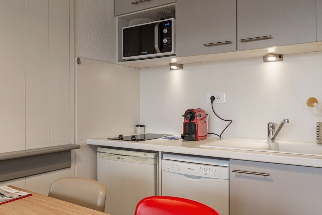 Wohnung in erste Strandlinie in Labort, País Vasco Francés — Küche