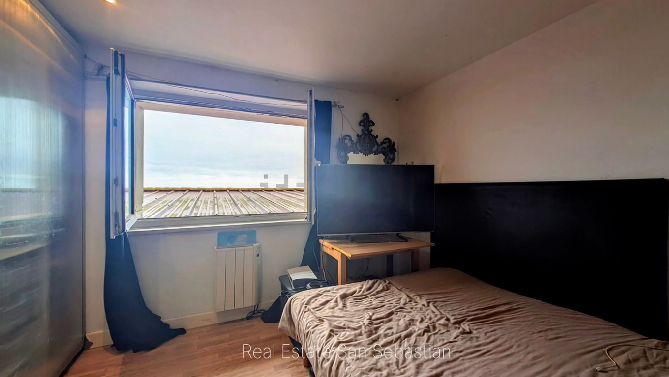 Studio in erste Strandlinie in Labort, País Vasco Francés — Schlafzimmer
