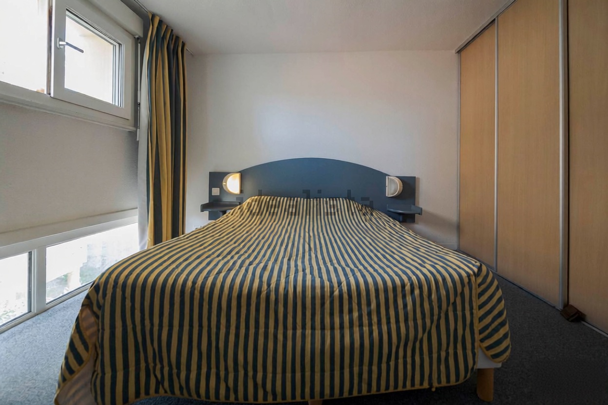 Duplex in erste Strandlinie in Labort, País Vasco Francés — Schlafzimmer
