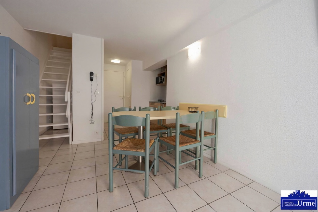 Duplex in erste Strandlinie in Labort, País Vasco Francés — Wohnzimmer