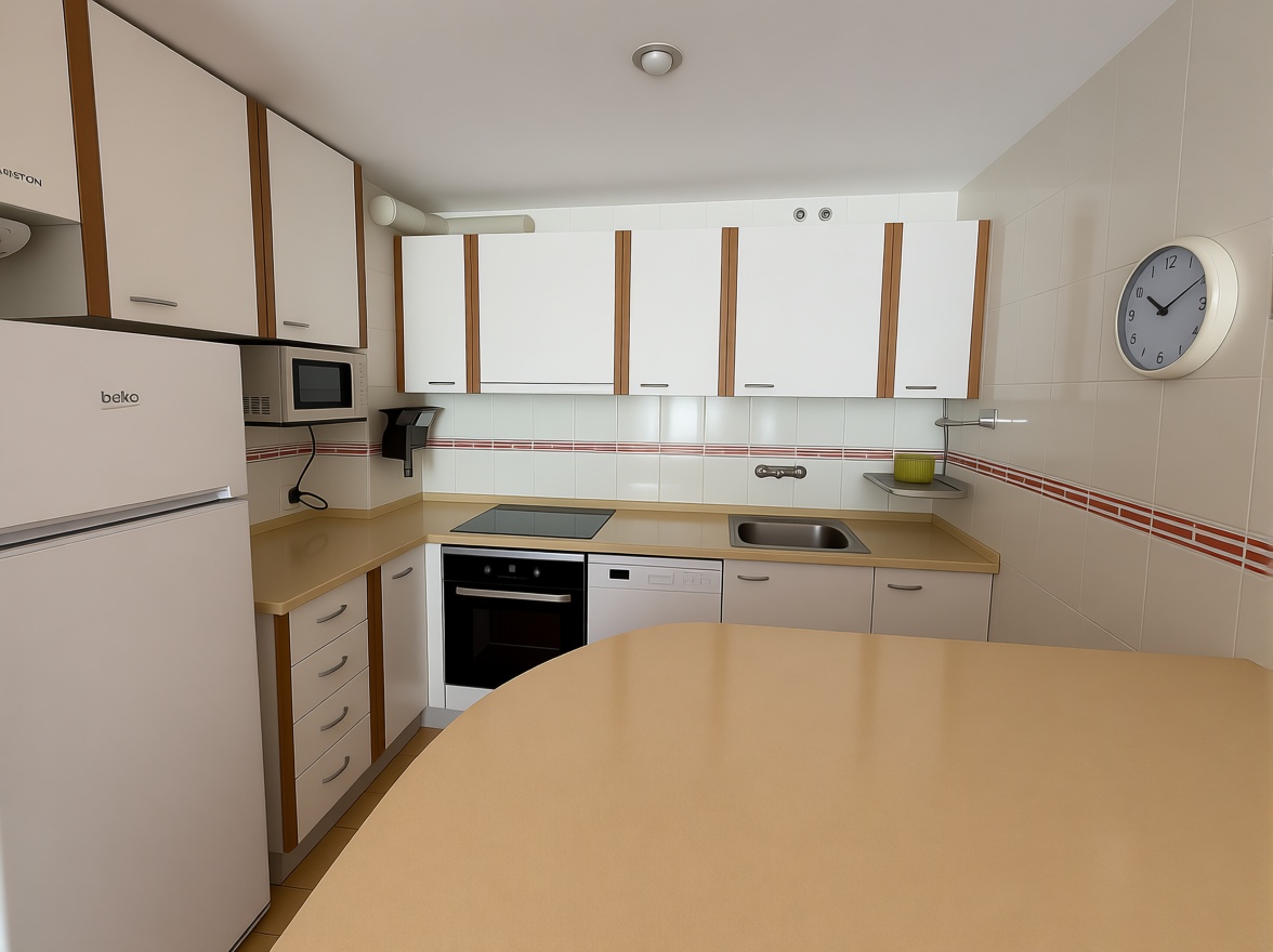 Beachfront flat in Miami Playa Mont-Roig del Camp — Kitchen