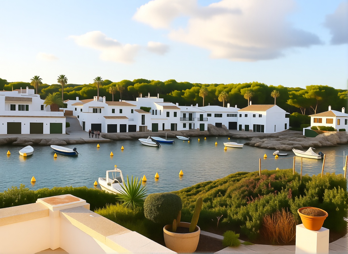 Chalet with direct beach access in Ciutadella — Sea view