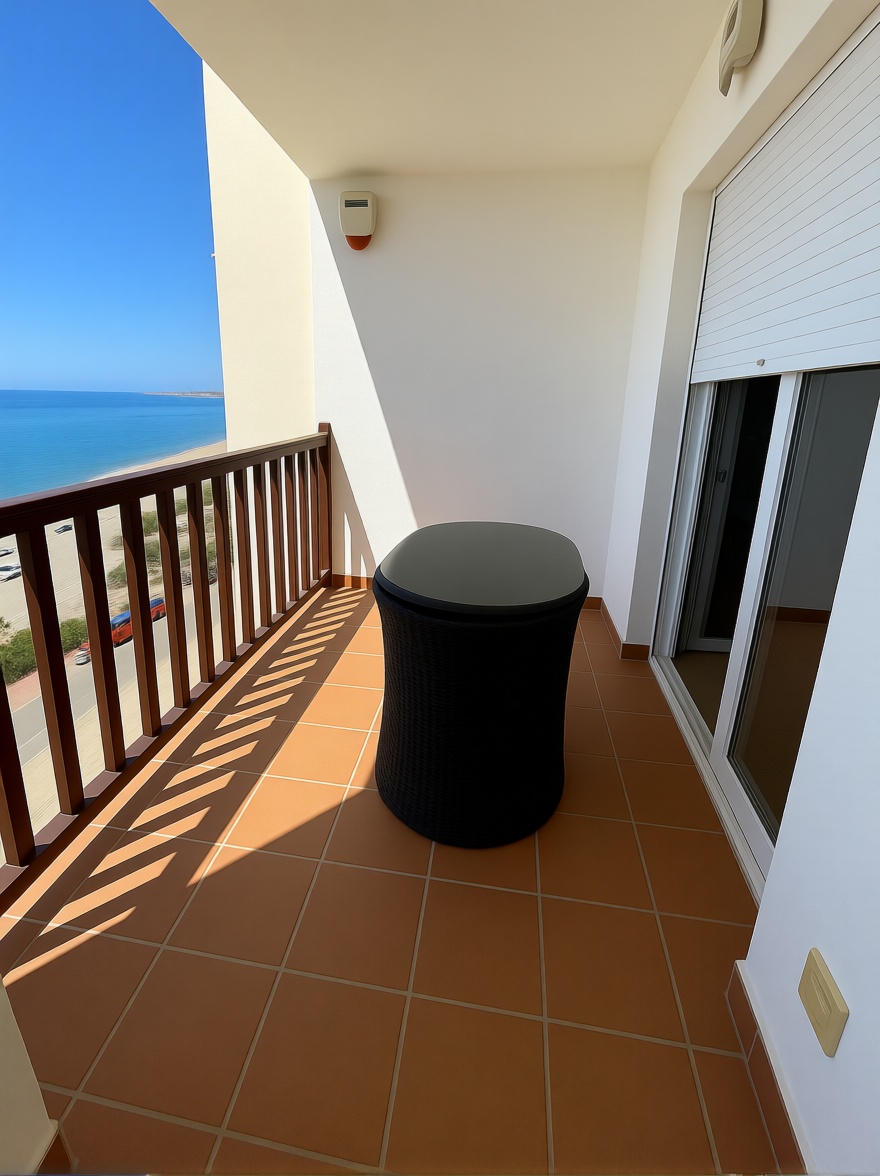 Квартира первая линия пляжа в Benalmádena — Морская терраса