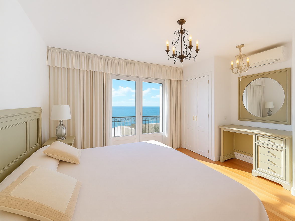 Chalet con acceso directo a playa en Estepona — Dormitorio