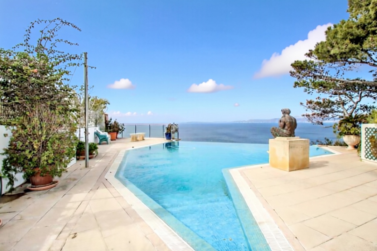 Chalet mit direkter Strandzugang in Llucmajor — Meerterrasse