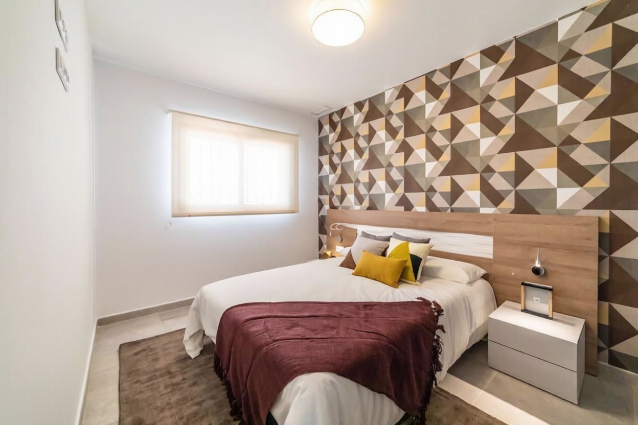 Appartement en première ligne de plage à Ajo — Chambre