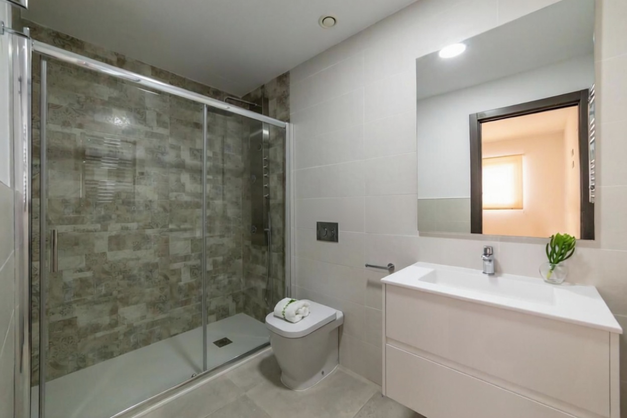 Appartement en première ligne de plage à Ajo — Sanitaires