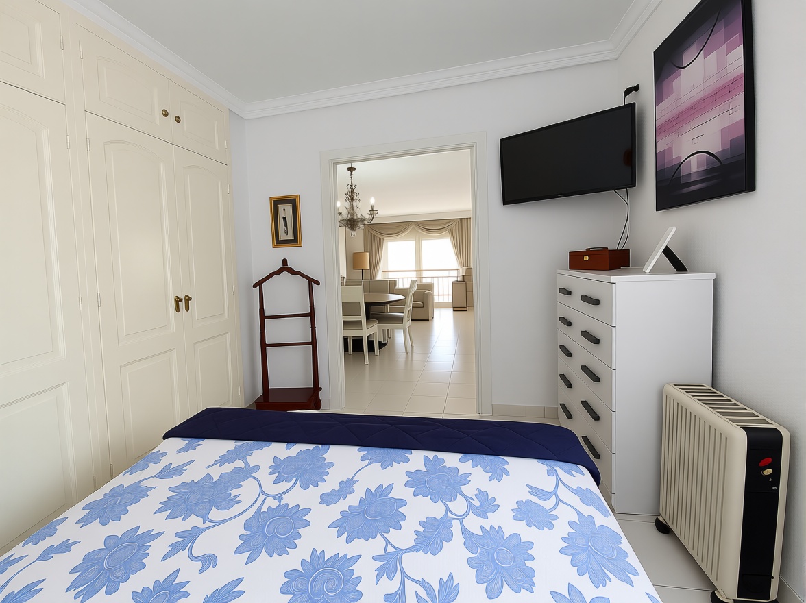 Flat for sale frontline beach in Calpe — Living room