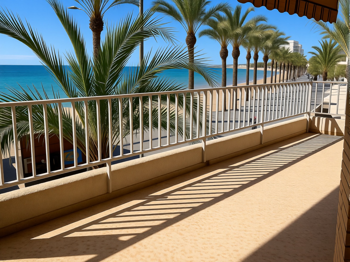Beachfront flat in Torrevieja — Sea terrace