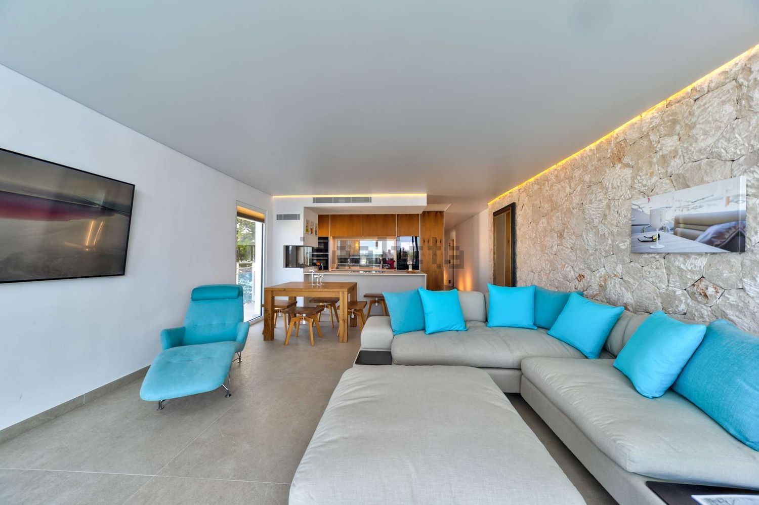 Apartamento em primeira linha de praia em Calvià — Sala
