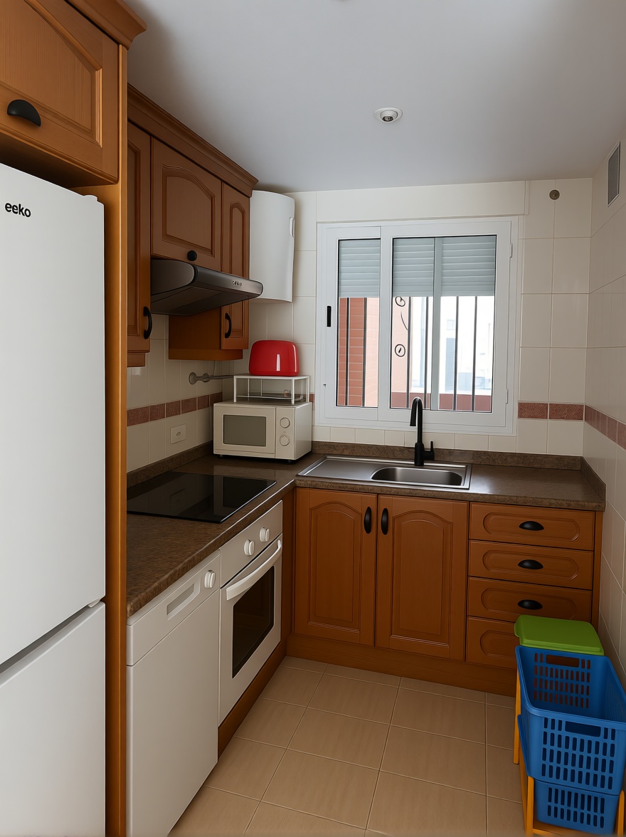 Wohnung zum Verkauf in direkter Strandlage in Oropesa del Mar — Bad