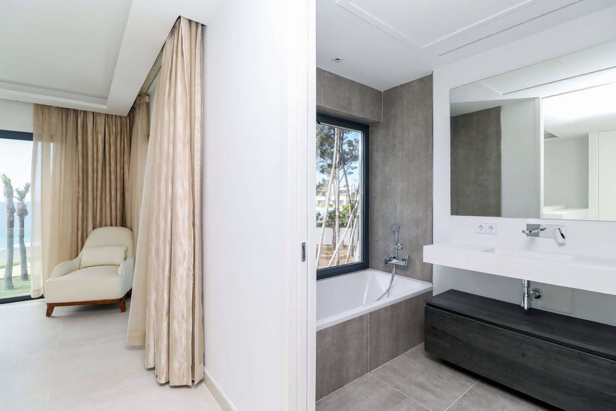 Chalet avec accès direct à la plage à Estepona — Sanitaires