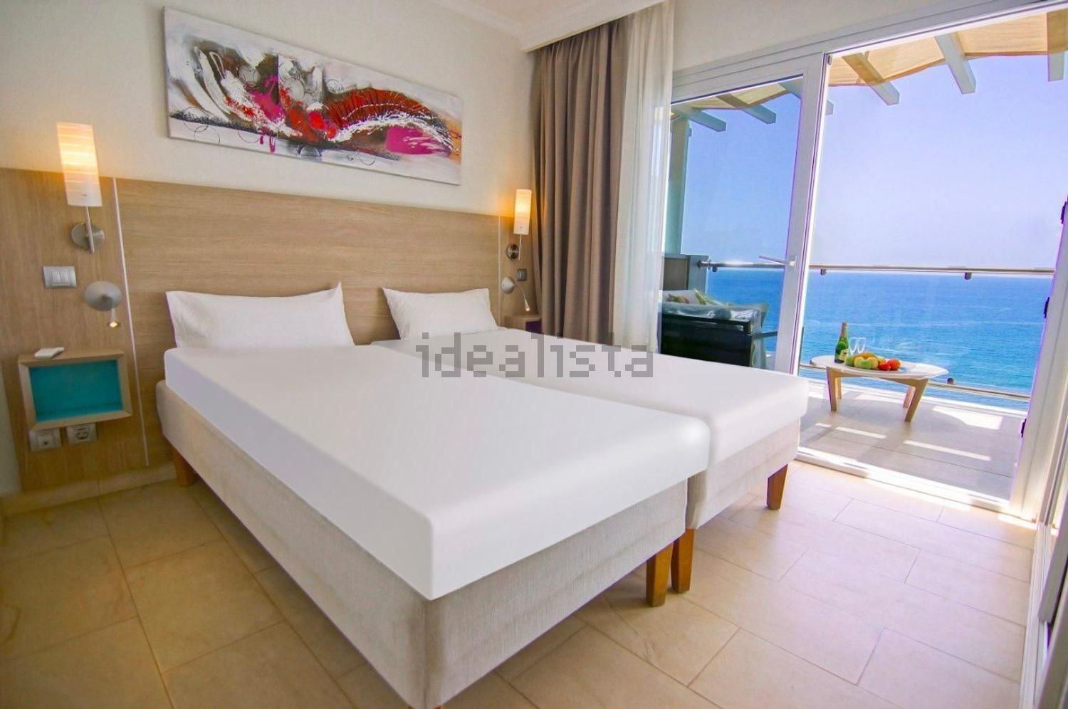 Seafront attic in Mogán — Bedroom