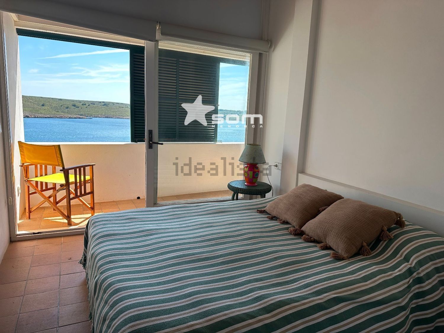 Chalet with direct beach access in Es Mercadal — Bedroom