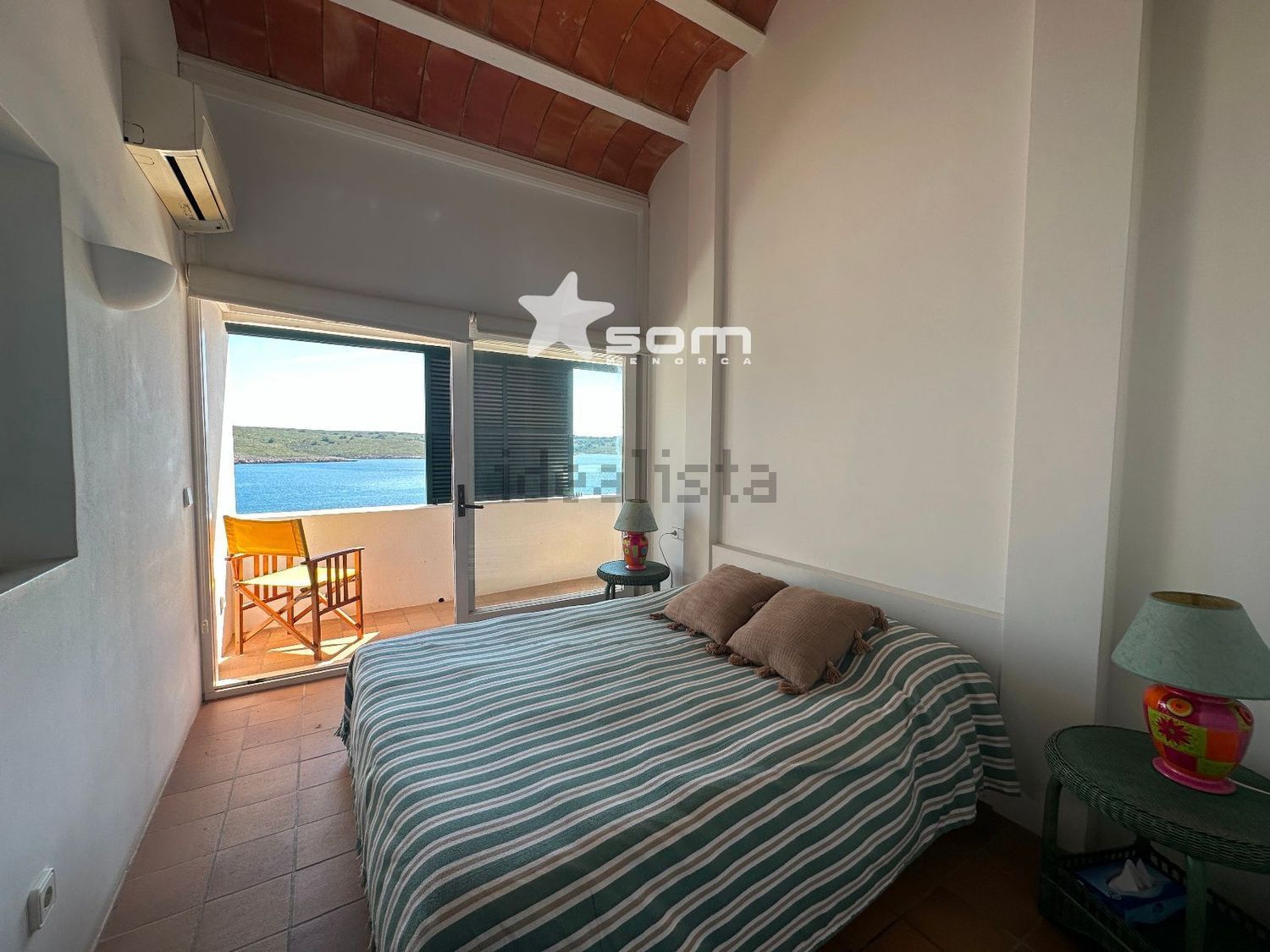 Chalet with direct beach access in Es Mercadal — Bedroom