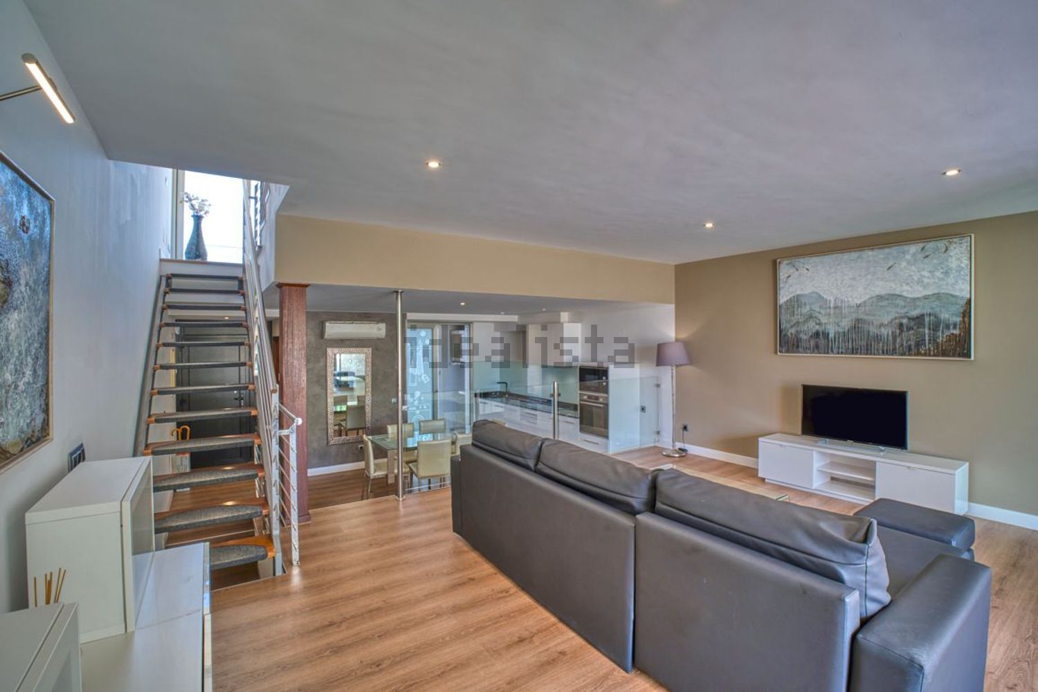 Chalet with direct beach access in Capdepera — Living room