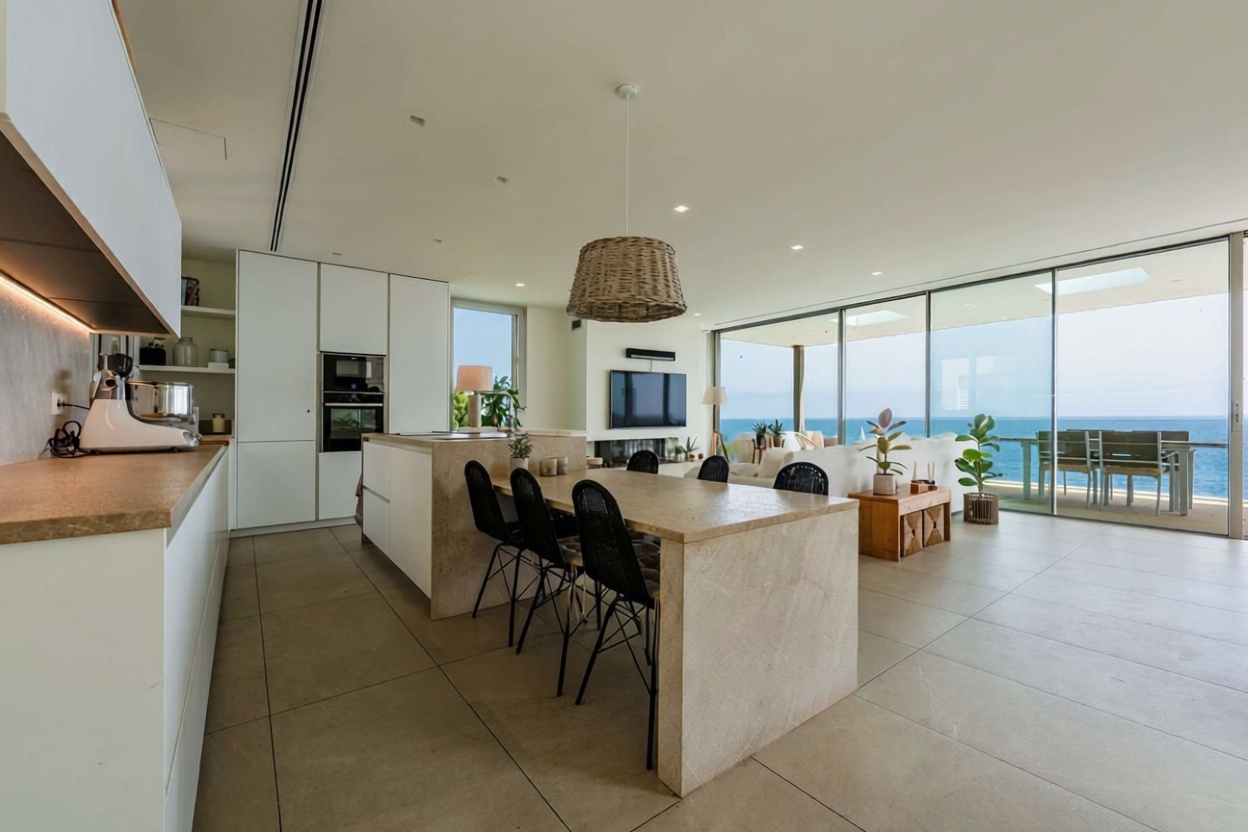 Chalet avec accès direct à la plage à Manacor — Cuisine