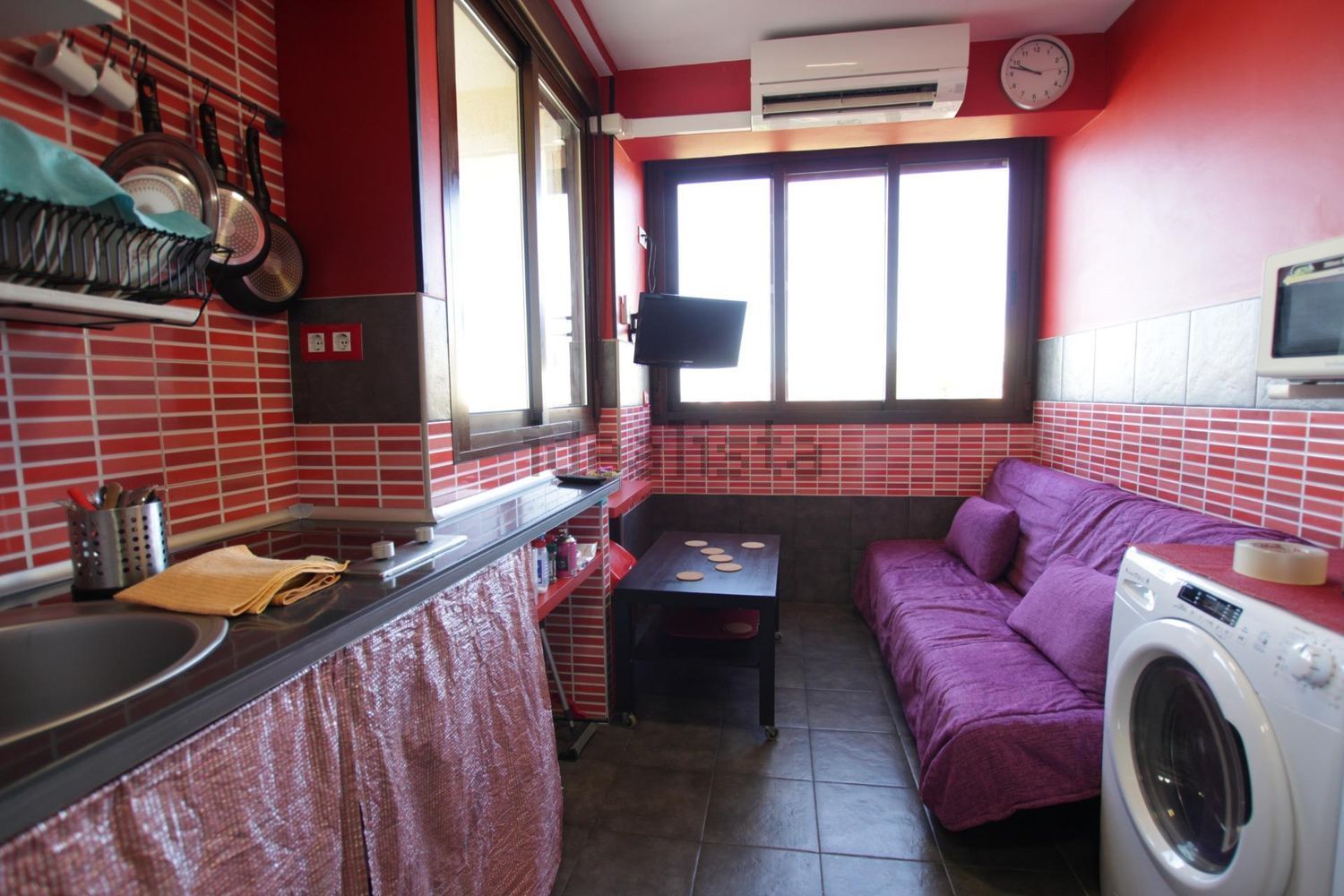 Duplex en première ligne de plage à Benalmádena — Cuisine