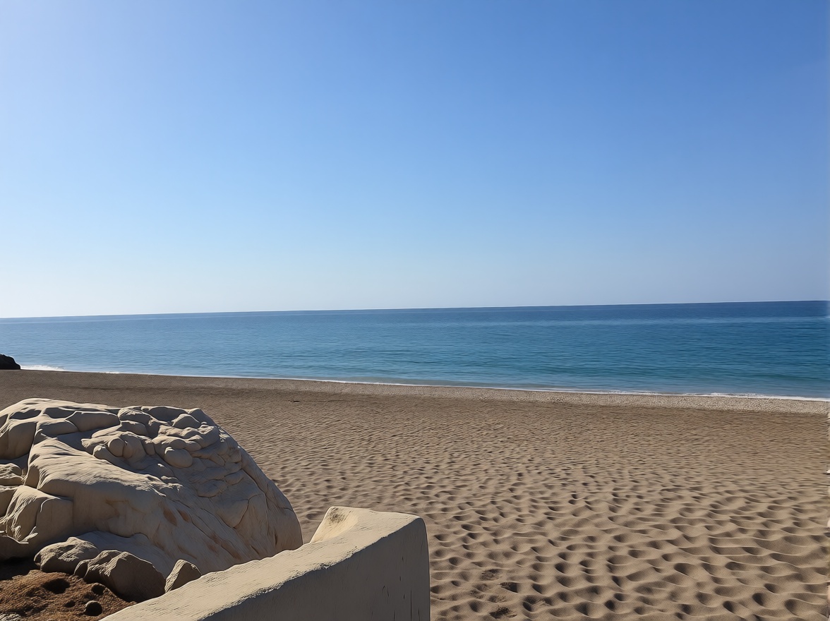 Piso en primera línea de playa en Torrox — Dormitorio