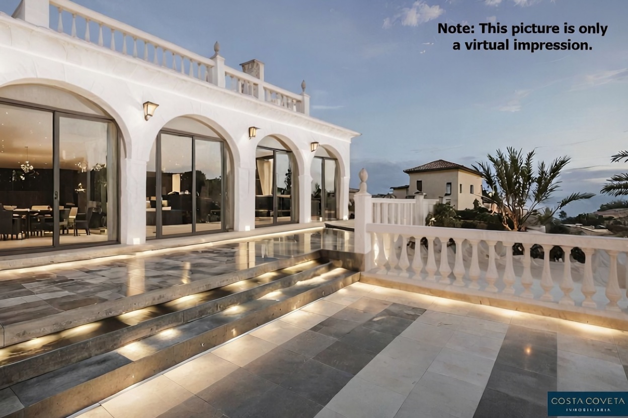 Chalet mit direktem Strandzugang in El Campello — Wohnzimmer