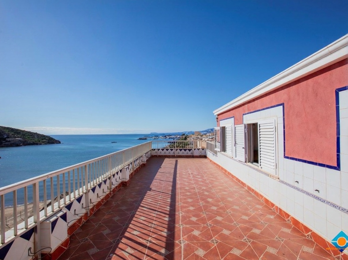 Seafront attic in Mazarrón — Bedroom