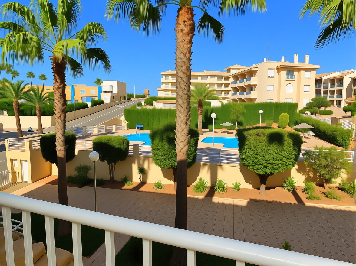 Piso en primera línea de playa en Orihuela — Dormitorio