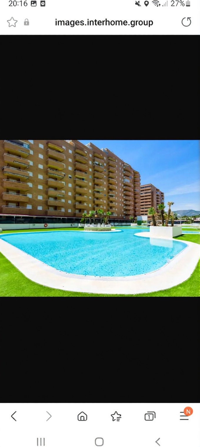 Piso en venta en primera línea de playa en Oropesa del Mar — Cocina