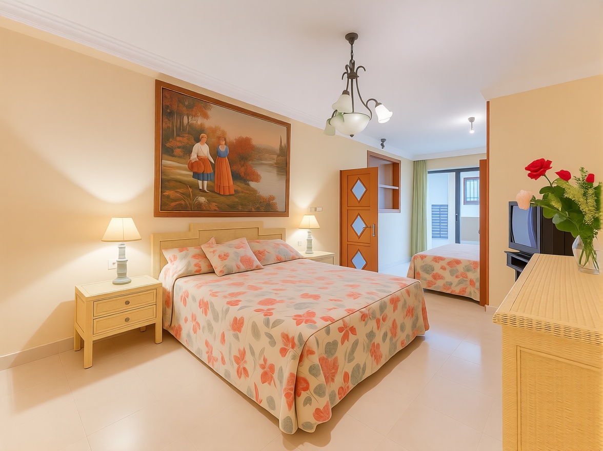 Beachfront flat in Marbella — Bedroom
